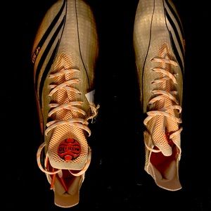 Speedflow Messi gold soccer cleats. Brand new